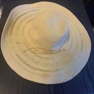 Summer tea hat. Used once for a tea party. Great for the beach.